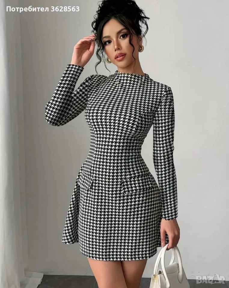 Рокля с дълъг ръкав , снимка 1