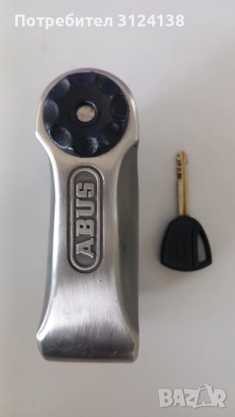 Катинар за диск за мотоциклет с аларма ABUS, снимка 1