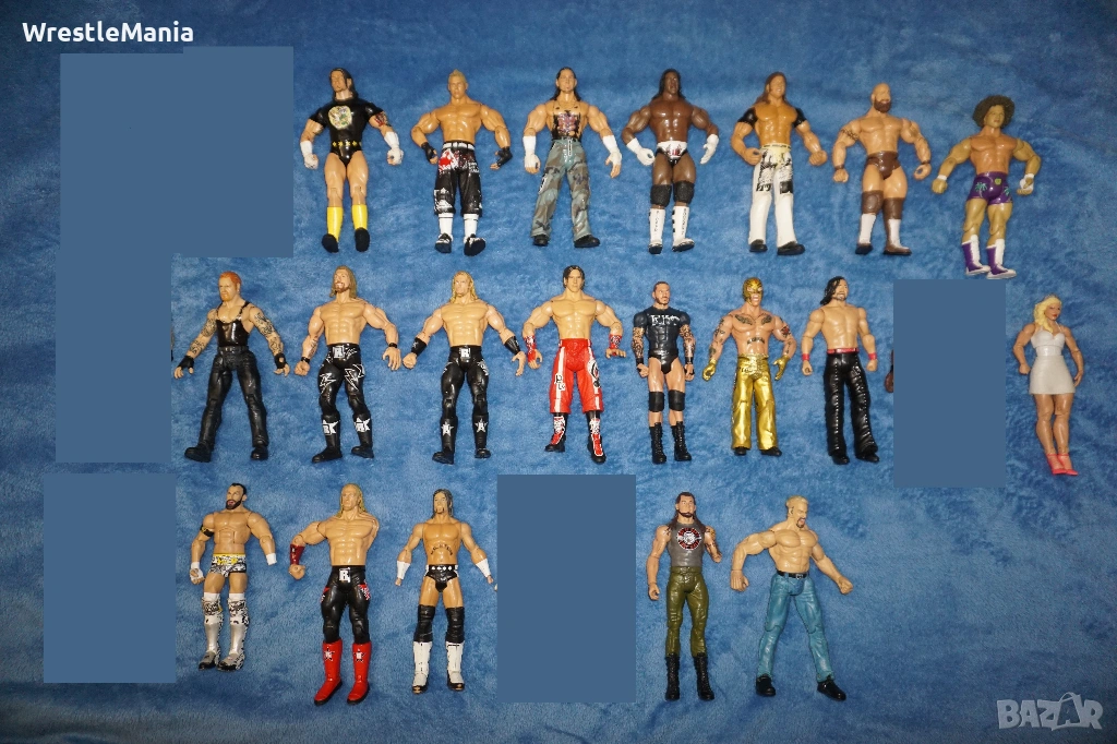 20 Кеч Фигури със забележки Bobby Fish Elite/Undertaker/Rey Mysterio/Lana/The Miz, снимка 1