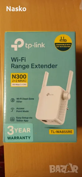 Усилвател за Wi-Fi TP-LINK WA855RE, снимка 1