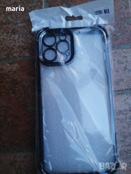 Калъфче +4броя стъклени протектора за Айфон 12 про макс, снимка 1