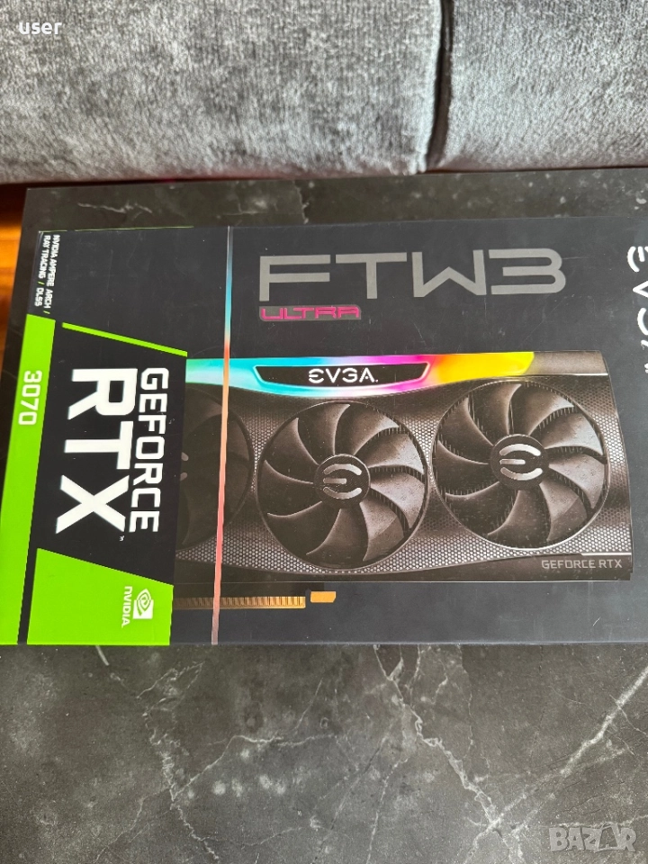 Evga rtx Nvidia 3070 ULTRA, снимка 1