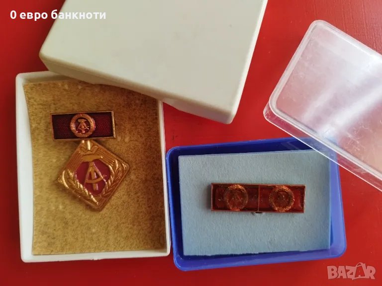 МЕДАЛ И ИНДИВИДУАЛЕН ПОЧЕТЕН ЗНАК - ГДР, снимка 1