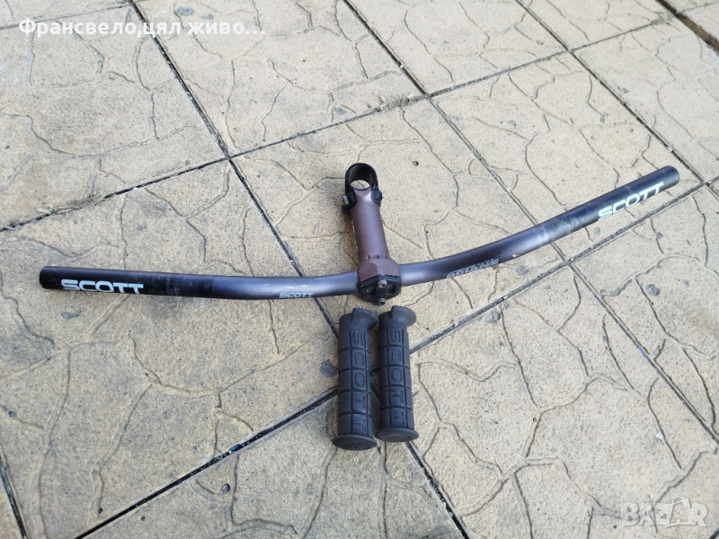 Кормило 25.4 с лапа за стержен 28.6 за велосипед колело Scott , снимка 1