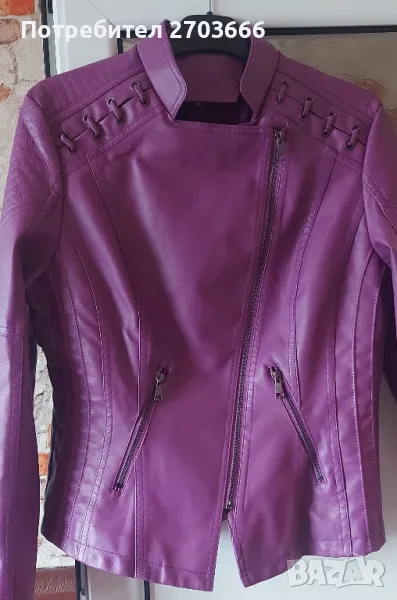 Дамско кожено яке, снимка 1