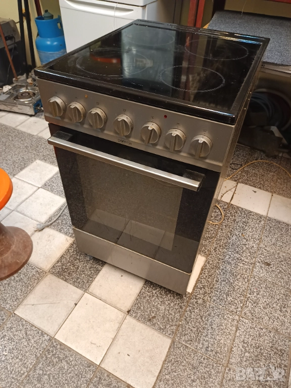 Печка Горение, с керамичен плот, снимка 1