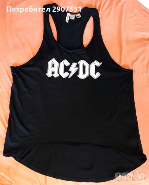 Тениска потник групи AC/DC. H & M. Официален продукт, снимка 1