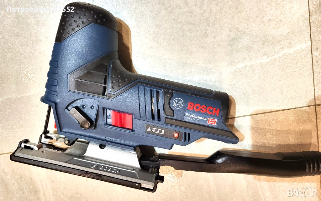 Зеге 12 волта Bosch GST 10,8 V-LI. Само тяло, без батерии и зарядно. , снимка 1