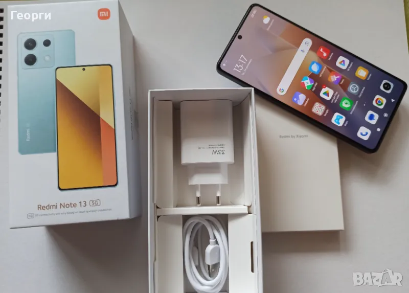 Xiaomi Redmi Note 13 5g 256 gb 8 ram + 4 gb pro, снимка 1