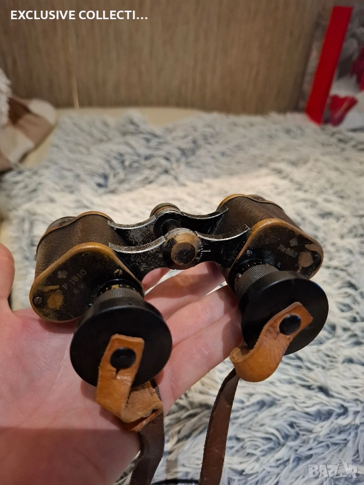 D.F. 1910 6x - бинокъл швейцарска армия, снимка 1