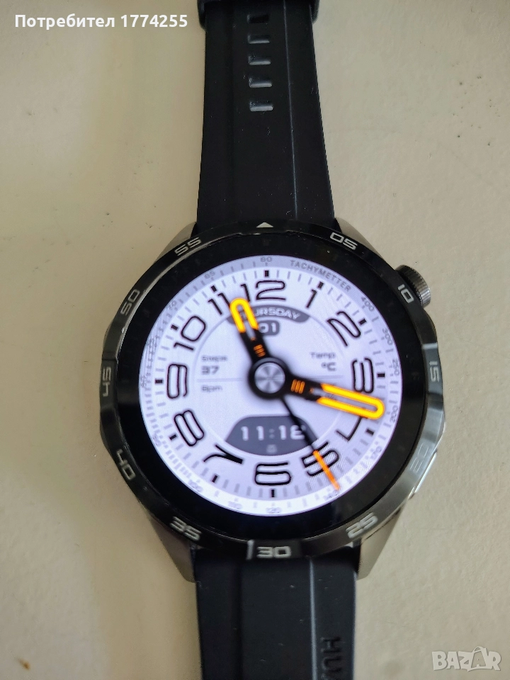 Смарт часовник Huawei gt4, снимка 1
