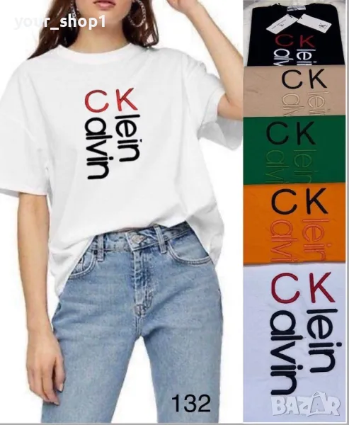 Oversize широка дамска тениска 2 цвята Calvin Klein , снимка 1