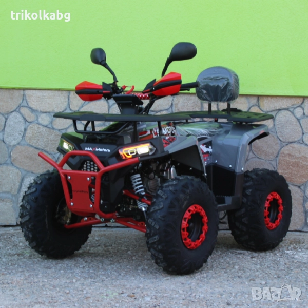 Бензиново АТВ 150сс Max Motors Predator RED/GRAY с автоматична скоростна кутия, снимка 1