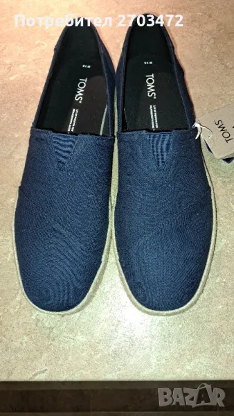 Продавам мъжки еспадрили TOMS. Номер 46.Чисто нови!
Цена 70лв., снимка 1