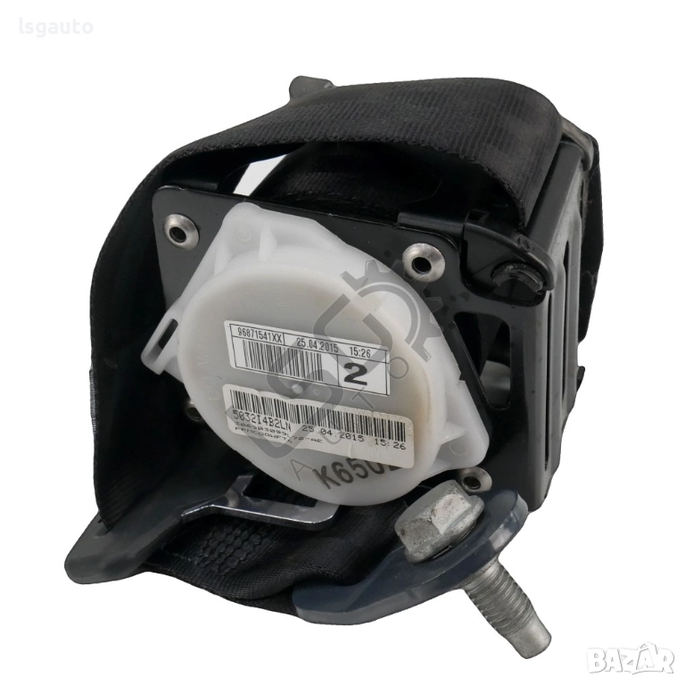 Заден ляв предпазен колан Citroen DS4 2015-2018 ID: 155248, снимка 1