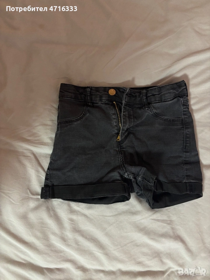 Черни къси дънкови панталони , снимка 1
