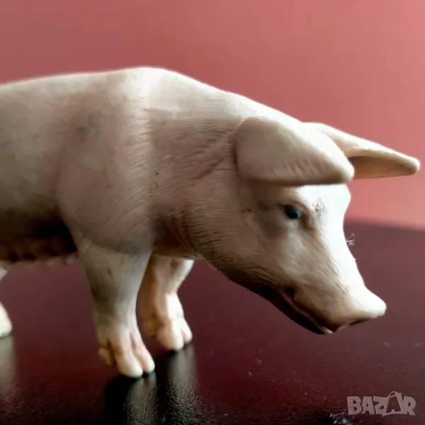 Колекционерска фигурка Schleich Pink Pig Прасе 2003 13288, снимка 1