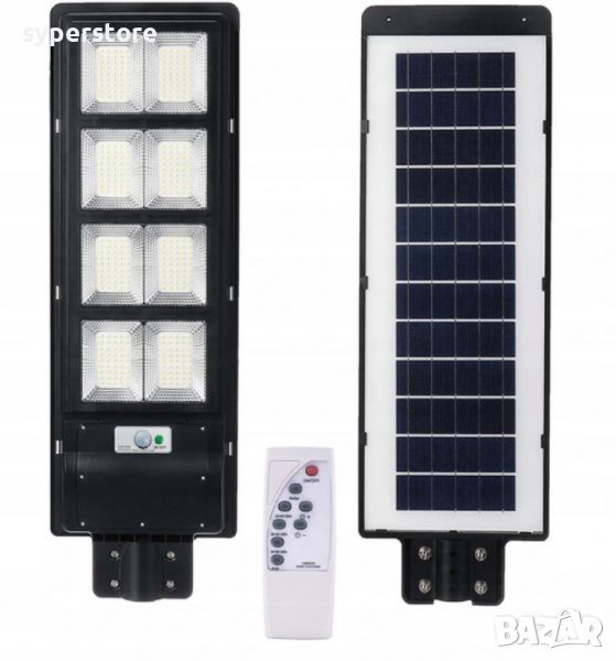 Лампа Соларна градинска улична лампа с батерии Digital One SP00953 Jortan ip65, 180W/2000W, 8 светещ, снимка 1