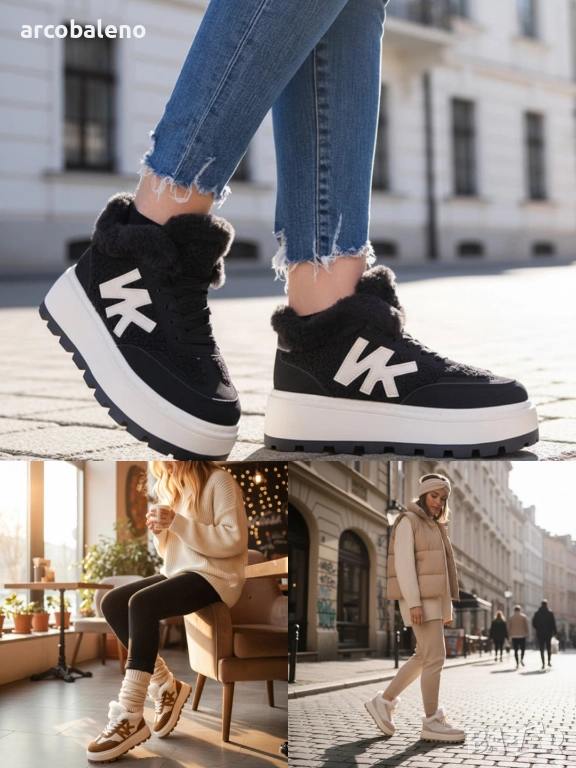 Дамски изолирани маратонки Nicha, 3цвята , снимка 1