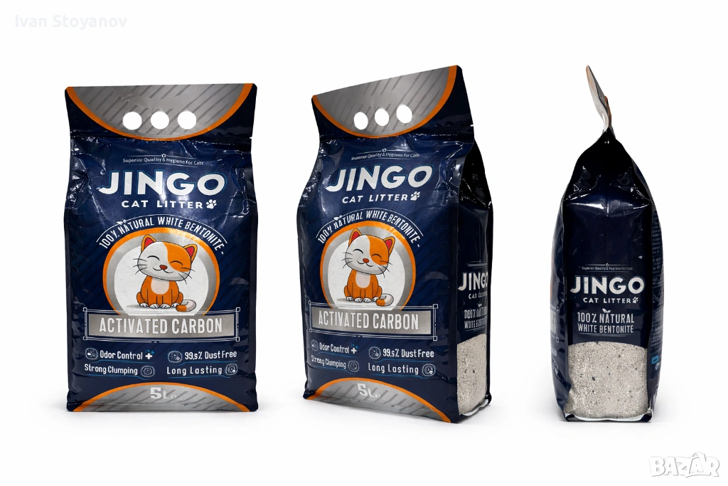 Котешка тоалетна - бентонит, снимка 1