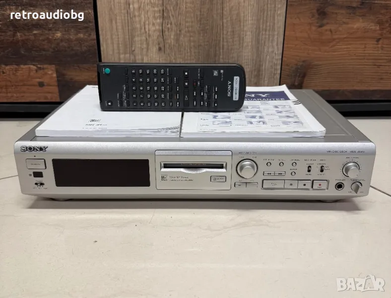 💥Колекционерски минидиск Sony MDS-JE510 + дистанционно и книжки💥, снимка 1