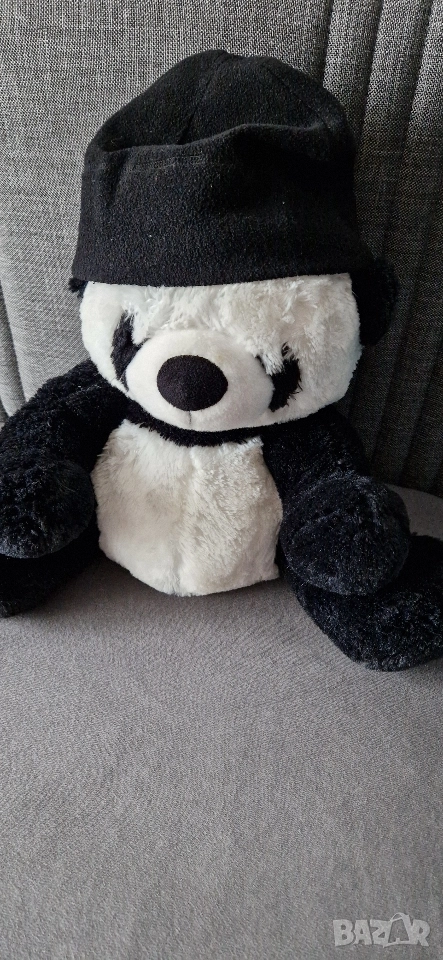 Зимна детска шапка, полар, черна, без забележки , снимка 1