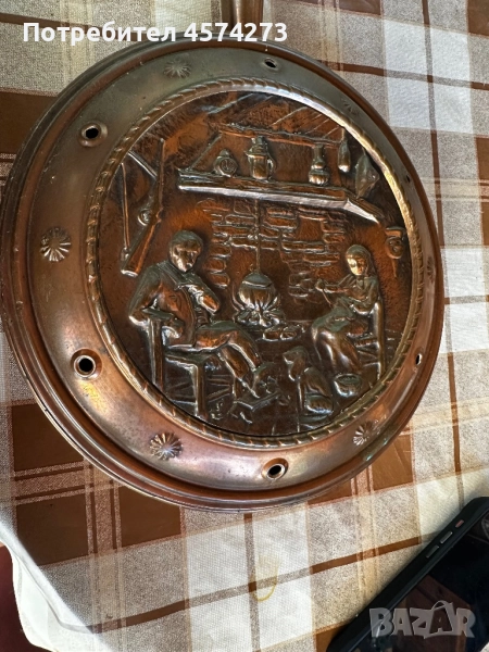 Стар френски тиган за декорация , снимка 1