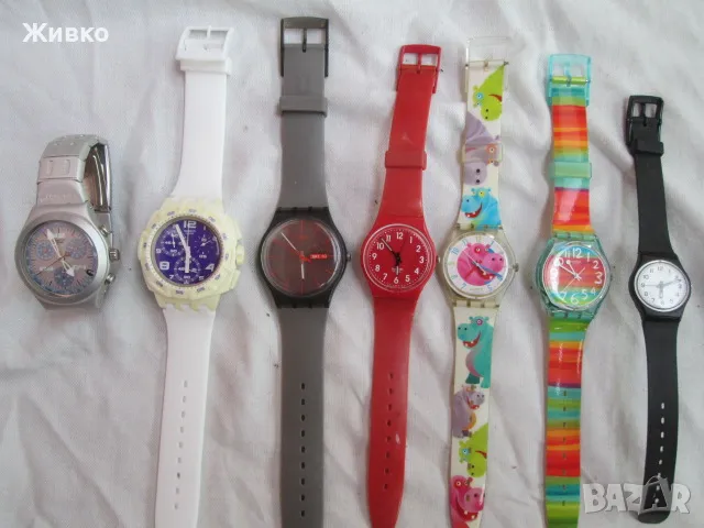 SWATCH швейцарски кварцови часовници., снимка 1