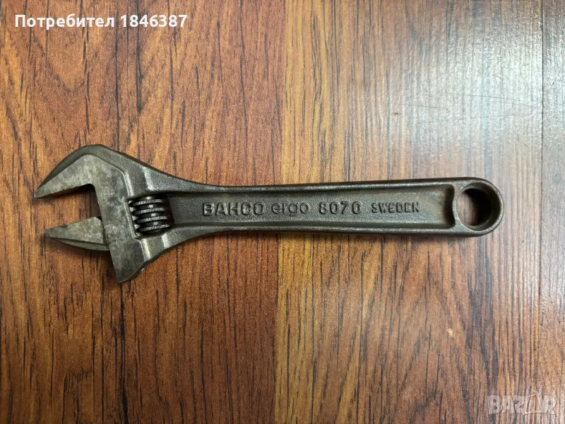 Раздвижен ключ Bahco Sweden 6”, снимка 1