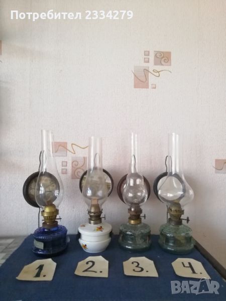 Газени лампи,стари по малкият модел, снимка 1