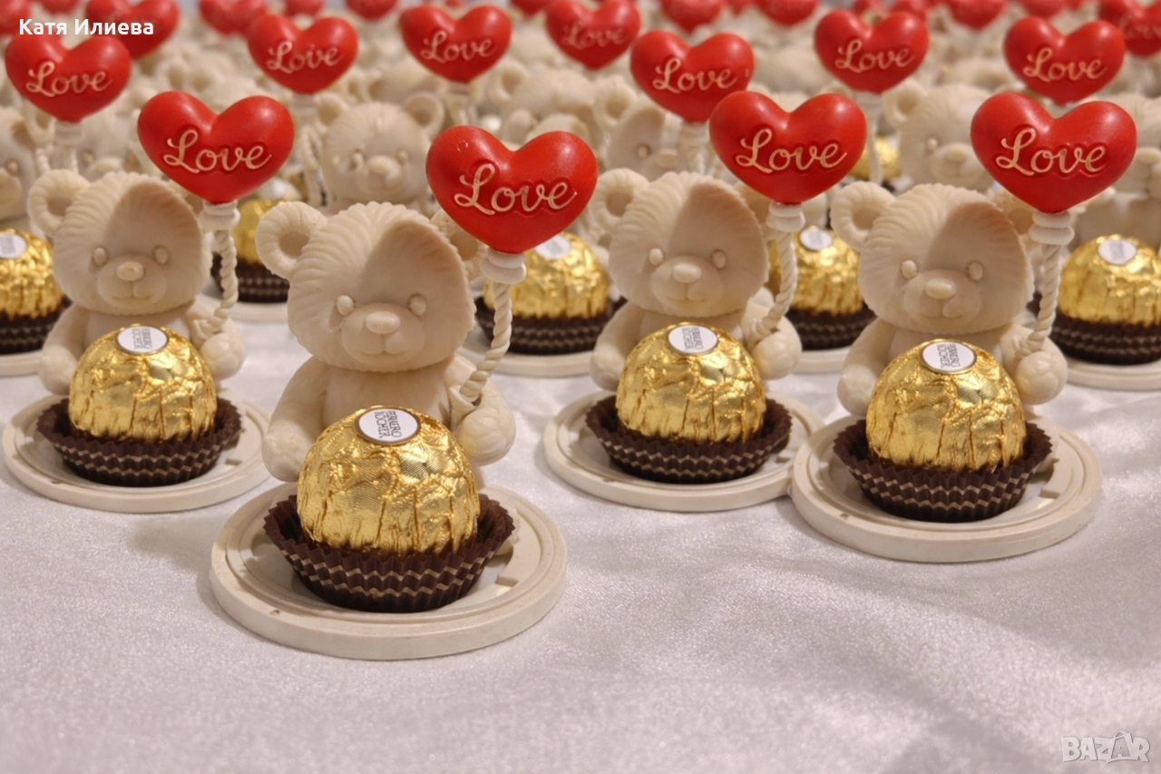 Персонализирани мечета подарък за гости, снимка 1