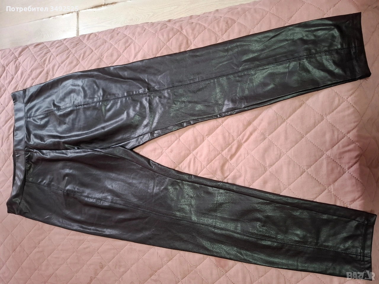 Дамски кожен клин м размер , снимка 1