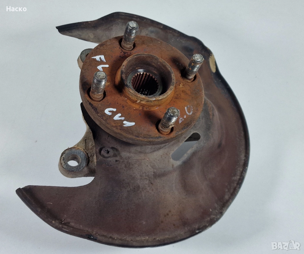 Преден Ляв Шенкел с Главина и Лагер Тойота Корола Версо 2.0 Д4Д Toyota Corolla Verso 2.0 D4D 00-04г, снимка 1