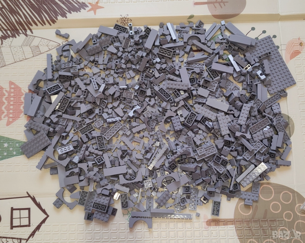 Конструктор на части, тип лего - 1кг., снимка 1