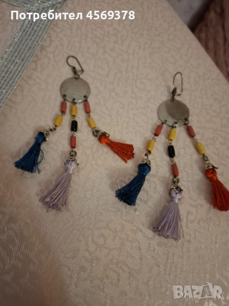 Разноцветни Обеци, снимка 1