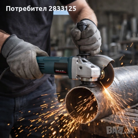 Ъглошлайф на ток Kraftroyal - 125mm бързо и прецизно рязане, снимка 3 - Ъглошлайфи - 53889846