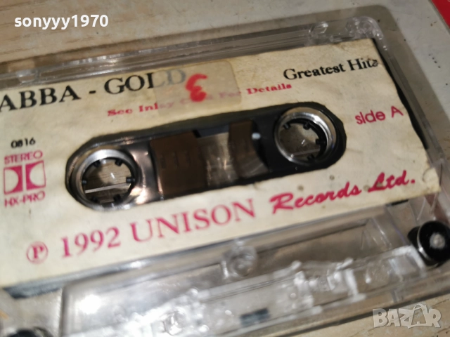 ABBA-GOLD UNISON TAPE 1992 1312252311, снимка 4 - Аудио касети - 52777954
