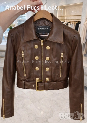 Дамски якета от естествена кожа, снимка 6 - Якета - 53668005