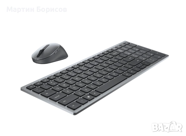 Dell Multi-Device Wireless Клавиатура и мишка - KM7120W, снимка 1