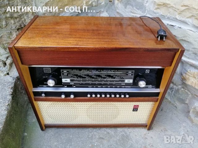 Соц Старо Ретро Лампово Радио., снимка 2 - Антикварни и старинни предмети - 46434379