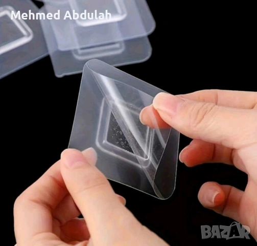 Самозалепващ комплект пластмасова стена с квадратна катарама, снимка 3 - Други стоки за дома - 54152055