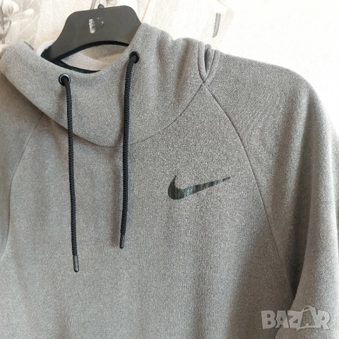 тениска тип суитшърт Nike DRY HOODIE SS HYPER Flex размер S-M, снимка 10 - Спортни дрехи, екипи - 36806573