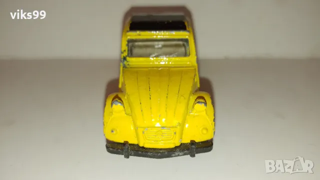 Метална количка Citroen 2CV MC Toy - Мащаб 1:60, снимка 6 - Колекции - 49165301