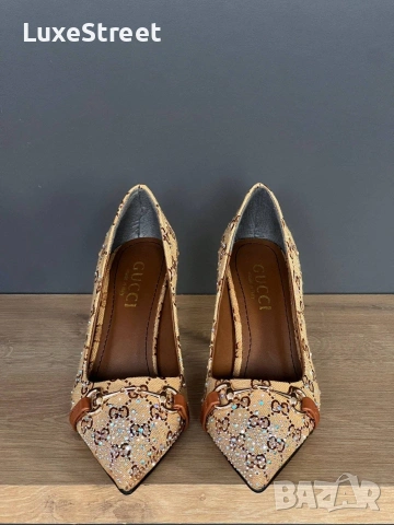 Gucci 🤍Дамски Обувки , снимка 10 - Дамски обувки на ток - 53434914