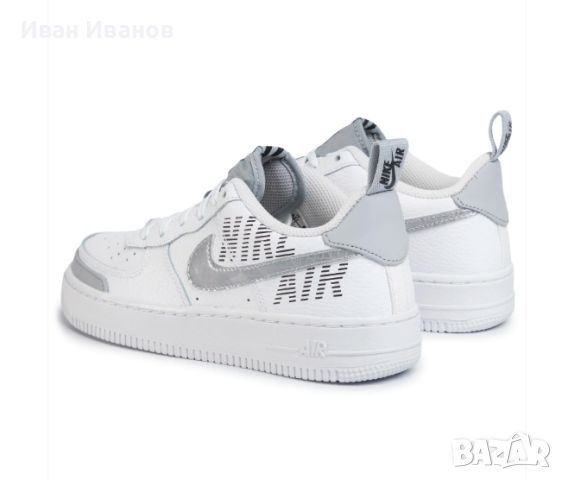 маратонки Nike Air Force 1 LV8 2 'White Wolf Grey' номер 37,5-38, снимка 7 - Маратонки - 46589596