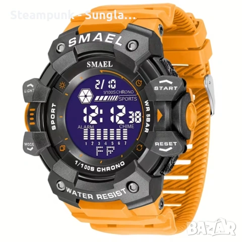 ТОП МОДЕЛ Тактически спортен часовник – Военен стил, Водоустойчив, Удароустойчив, модерен дизайн 