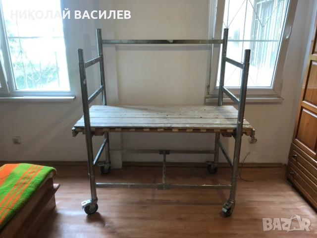 Под  наем , метално/ Подвижно скеле .Размер 1.50 д . на 80 ш .Продавам  /  Град   Пловдив  /  Тракия, снимка 5 - Други инструменти - 50752234