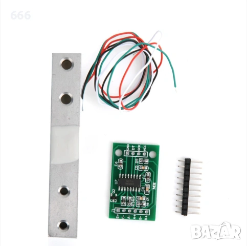 2 комплекта Сензор за тегло Arduino Clone, 1 кг