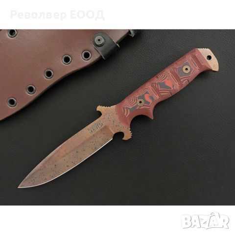Нож Dawson Chief с острие Arizona Copper, в цвят red/black - 13,3 см, снимка 1 - Ножове - 45249144