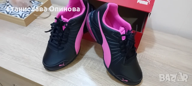 Чисто нови ,оригинални кожени Пуми , снимка 6 - Дамски ежедневни обувки - 53395144